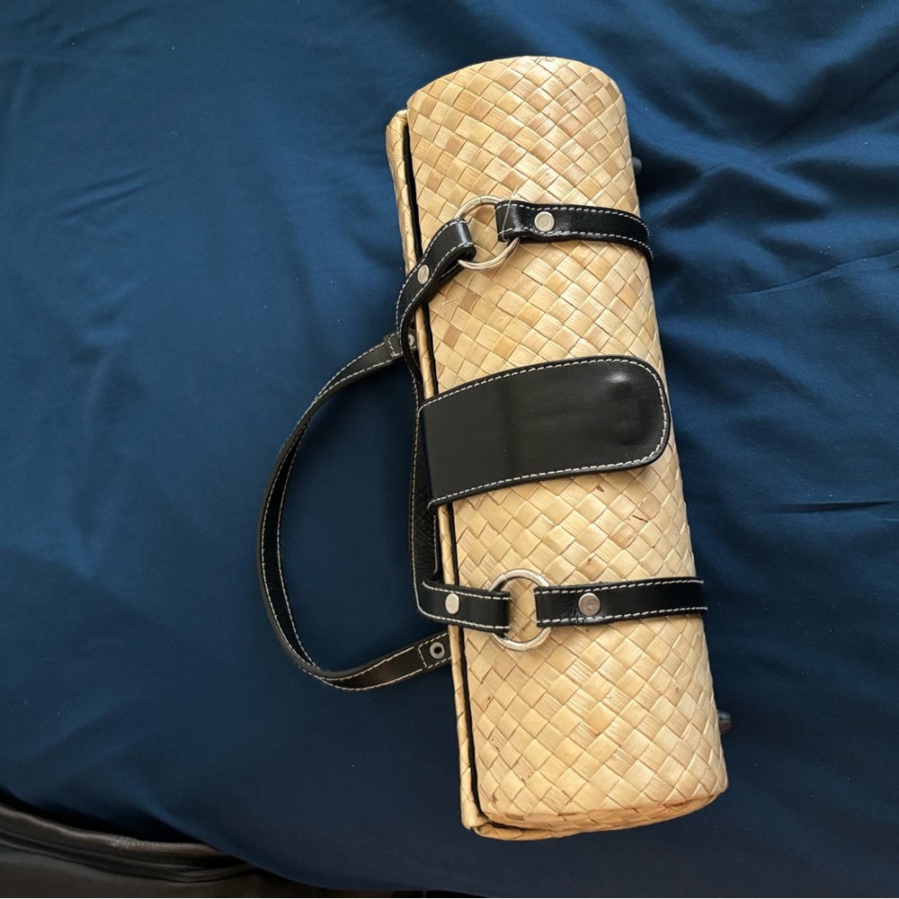 Stylish Tan and Black Men's Bag